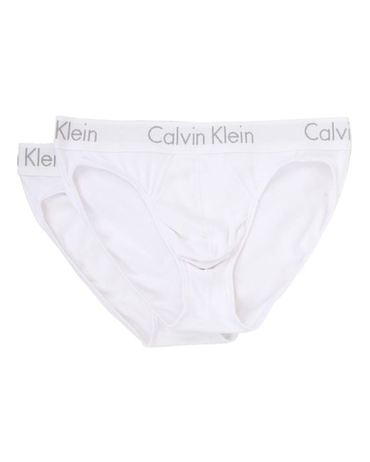 Calvin Klein White Body Hip Brief 2-pack U1803 for men