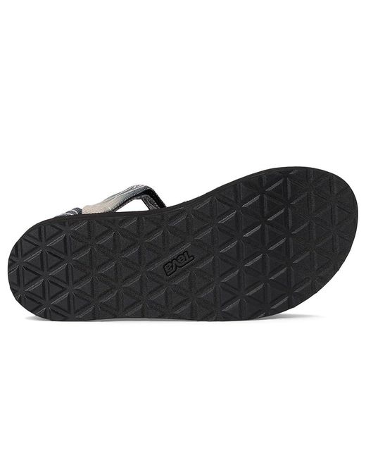 Teva Black Flatform Universal Sunscape Sandals Waterles/Cream 5 B