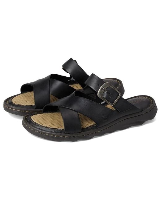 Born Black Salas Sandals 6 M (B) Leather