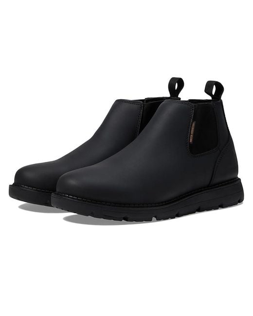 Carhartt Black Millbrook 4 Romeo Soft Toe Wedge Boot (/) Boots for men