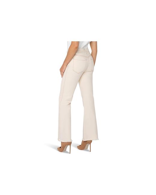 Liverpool Los Angeles Black Gia Glider Pull-On Flare With Forward Side Seam Clothing 10, Cotton/Denim/Elastane