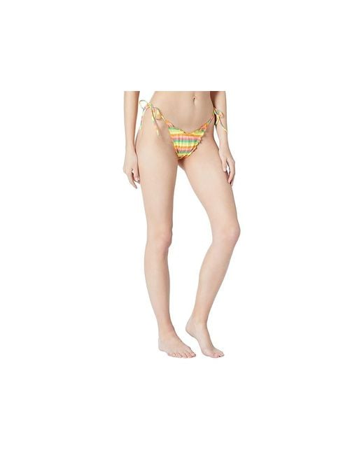 LSPACE Black Roger Bottoms Bitsy Swimwear, Spandex/Nylon