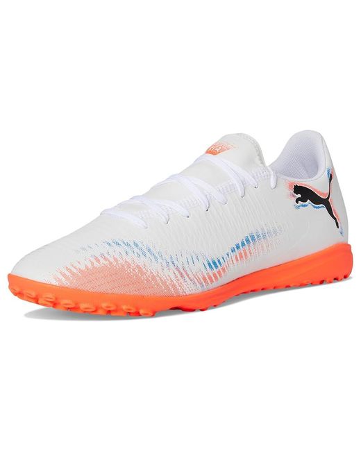 PUMA White Future 8 Play Turf Trainer Soccer Cleats Soccer Shoes//Glowing 10 D for men