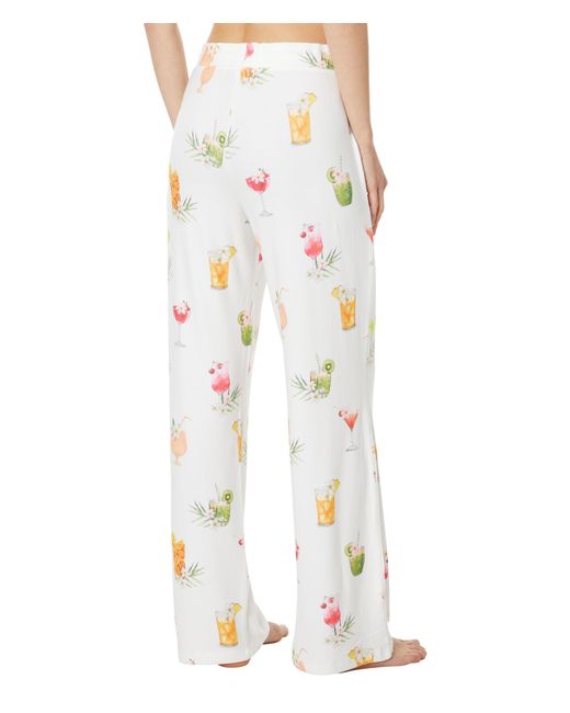 Pj Salvage White Sipping On Sunshine Pant