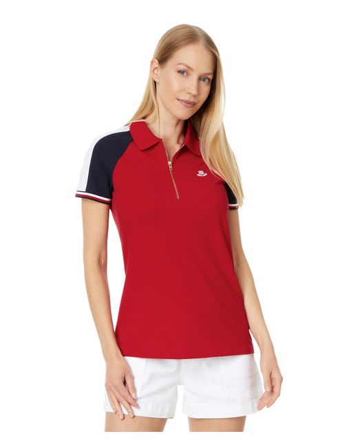 Tommy Hilfiger Red Polo Tee