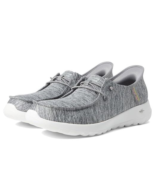 Skechers Gray Go Walk Joy Ibis Hands Free Slip-Ins () Walking Shoes