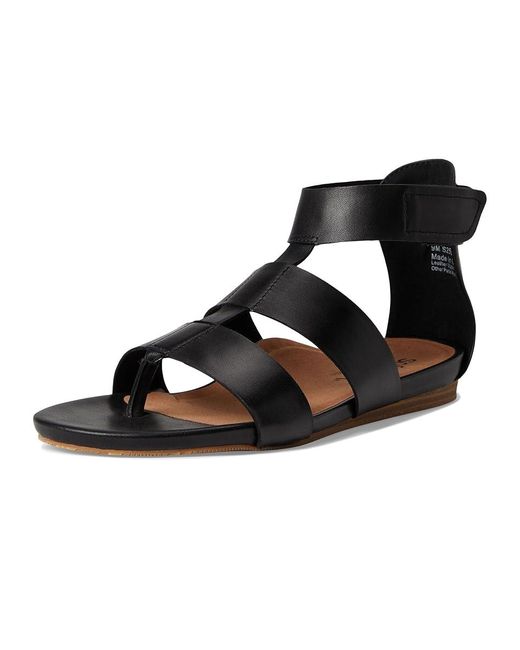 Softwalk® Black Cabo Sandals 5 M (B) Leather