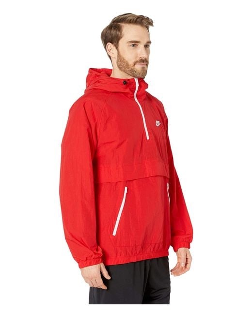 Nike men's best sale woven anorak jacket