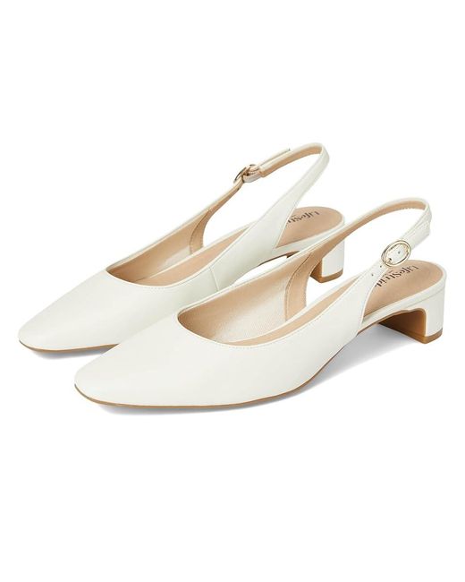 LifeStride White Lorena Sandals 7 W (C)