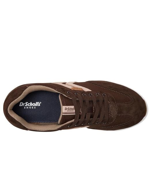 Dr. Scholls Brown Comeback Lace-Up Shoes Shoes, Leather/Synthetic
