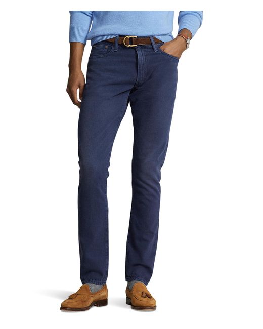 Polo Ralph Lauren Blue Sullivan Slim Garment-dyed Jeans for men