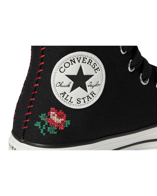 Converse Black Chuck Taylor All Star High-Top Sneaker Classic Shoes/Light Jellyfish Jitter/Surplus Min, Canvas
