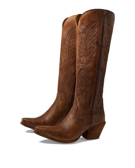Ariat Guinevere Western Boot in Brown | Lyst