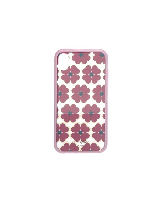 Kate Spade Multicolor Graphic Clover Phone Case For Iphone Xr