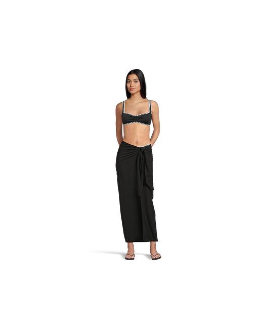 LSPACE Black Effie Top Swimwear/Cream, Polyamide/Spandex