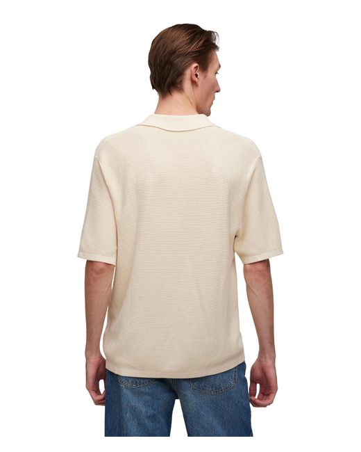 Madewell Natural Johnny-collar Sweater Polo Shirt for men