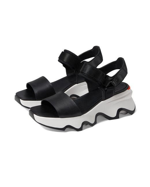 Sorel Impact Ystrap High Sandal in Black Lyst