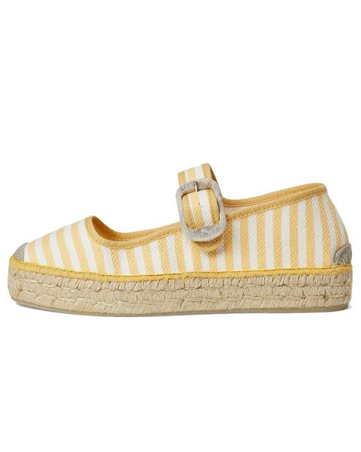 Free People Metallic Surfside Mary Jane 2.0 Shoes, Canvas