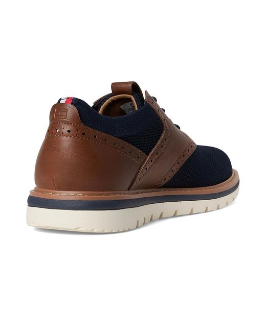 Tommy Hilfiger Black Varan Shoes/Cognac 7.5 D for men