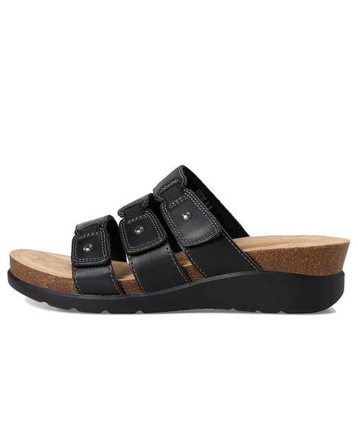 Clarks Black Calenne Lily Sandals 7 B
