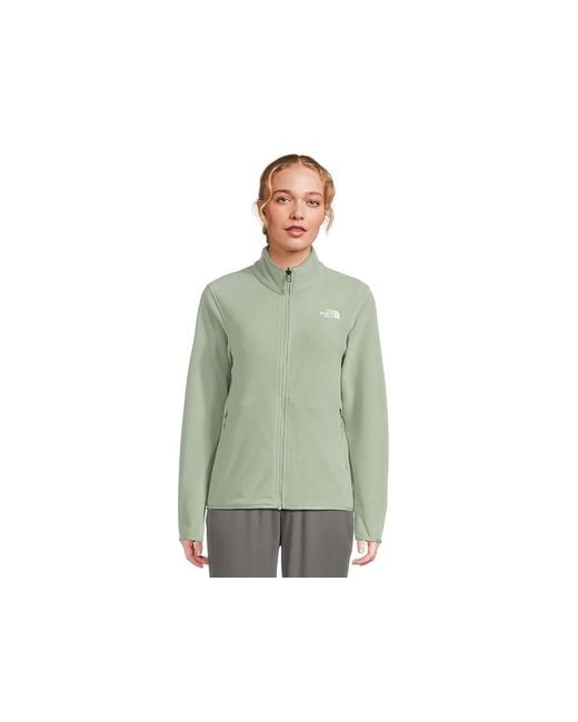 The North Face Green Glacier Fleece Jacket Coat, Polyester