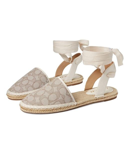 COACH White Corrine Espadrille