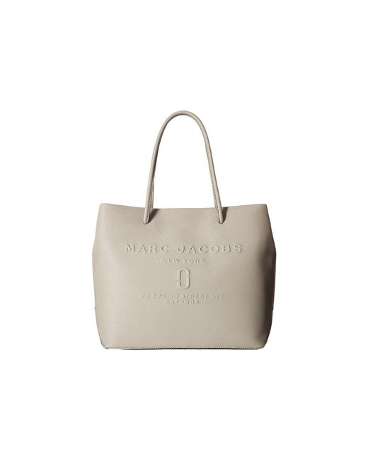 Marc Jacobs Logo Shopper East West Tote Bag in Brown
