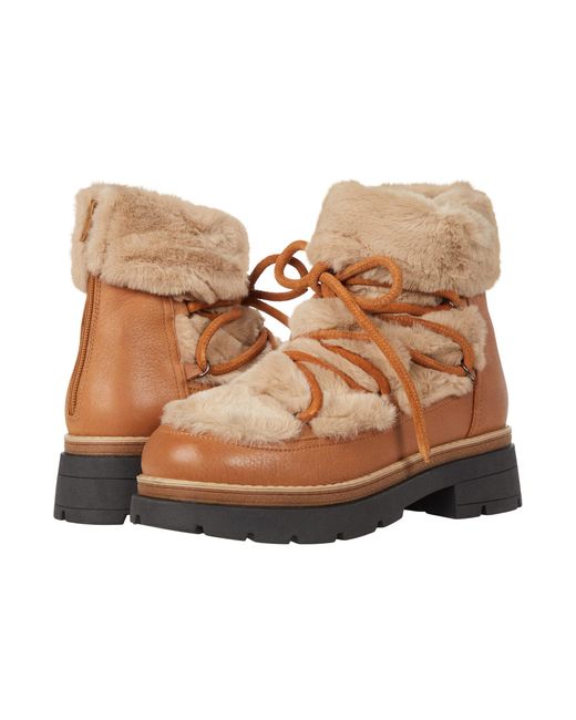 Free People Polar Queen Faux Fur Boot in Brown - Lyst