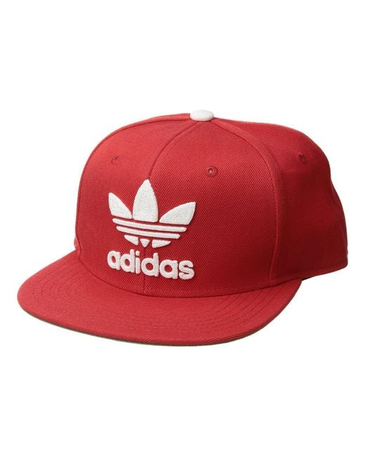 Adidas Originals Trefoil Cap In Red for men