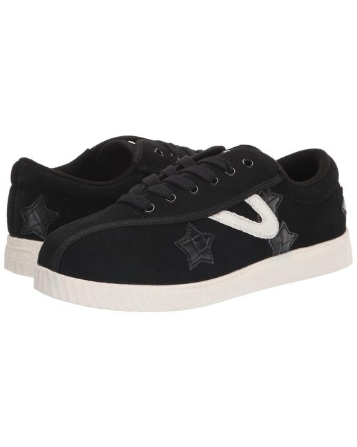 tretorn black leather