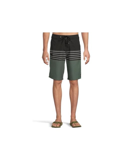 O'neill Sportswear Black Hyperfreak Heat Stripe 21 Boardshorts Swimwear, Elastane/Polyester for men