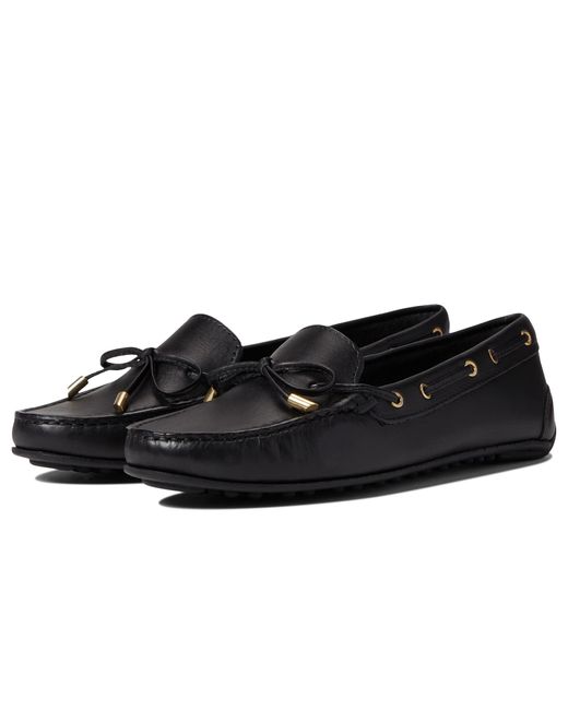 Massimo Matteo Lace Driving Loafer in Black | Lyst