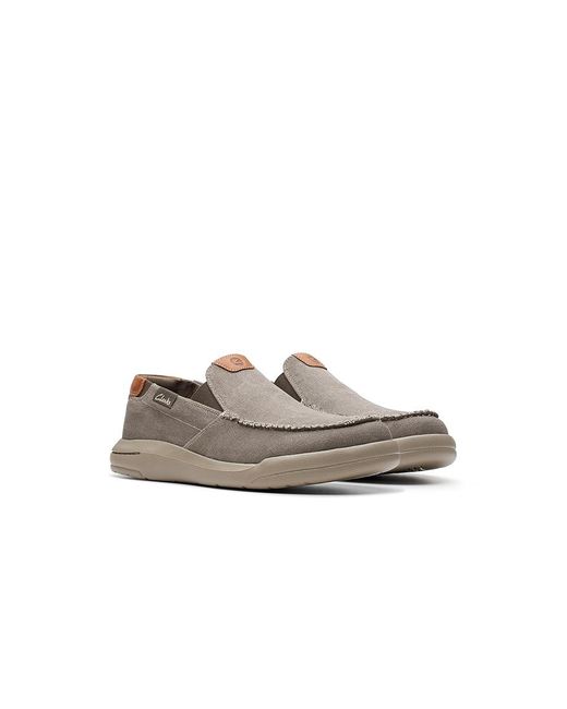 Clarks Gray Driftlite Step Lace-Up Boots 8 D for men