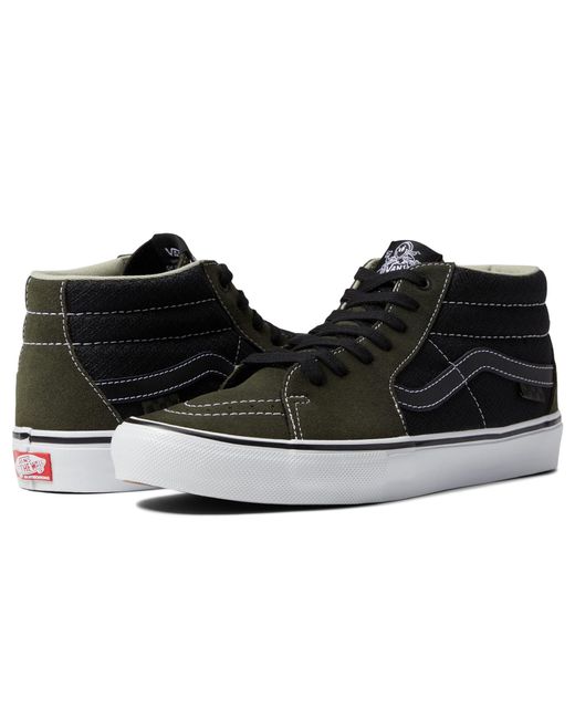 Vans Suede Skate Grosso Mid in Green Lyst
