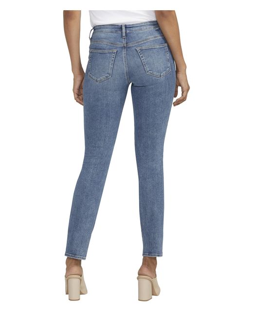Jag Jeans Blue Forever Stretch Mid Rise Straight Leg