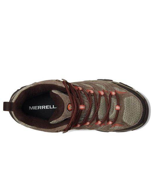 Merrell Brown Moab 3 Mid Wp Shoes, Suede/Textile