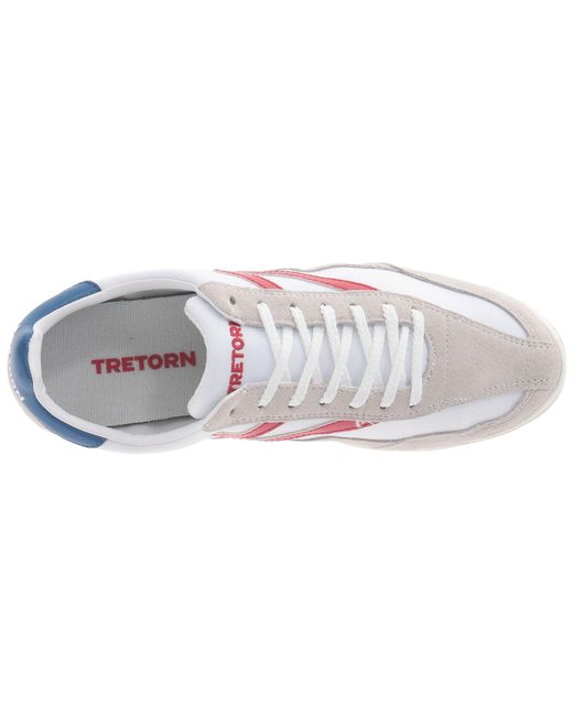 Tretorn Rawlins 3 (white/red/blue) Women's Lace Up Casual Shoes | Lyst