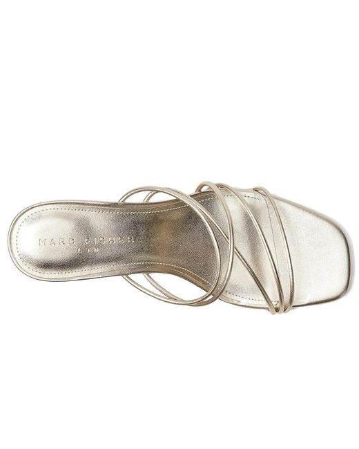 Marc Fisher White Banna Wedge Shoes