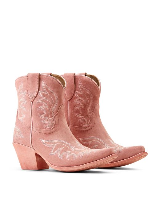 Ariat Pink Chandler Western Boots