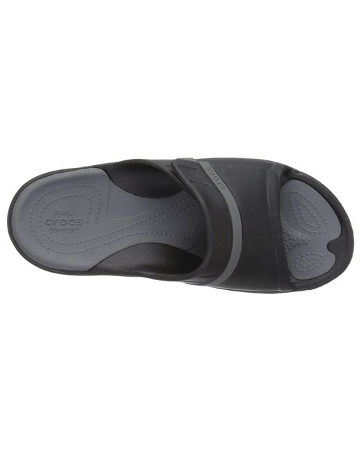 Crocs™ Adults' Modi Sport Slide U Sandals in Black/Graphite (Black) for Men  | Lyst