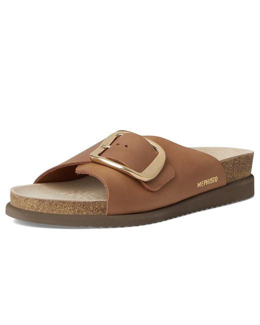 Mephisto Brown Hariana Sandals Eu 39 (Us 9) B