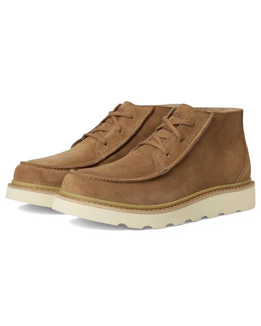 Sorel Natural Slabtown 62' Stoic Mid Slip On Shoes Velvet Tan/Bleached Ceramic 7.5 D for men