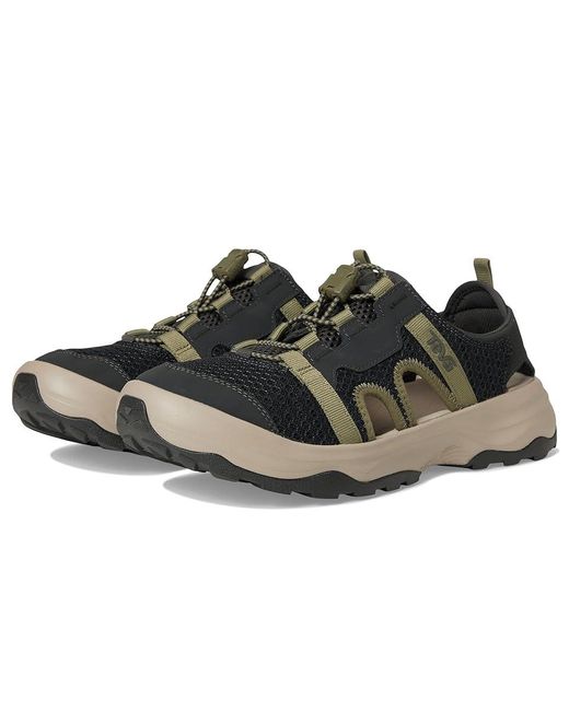 Teva Black Outflow Ct Shoes 12 D for men