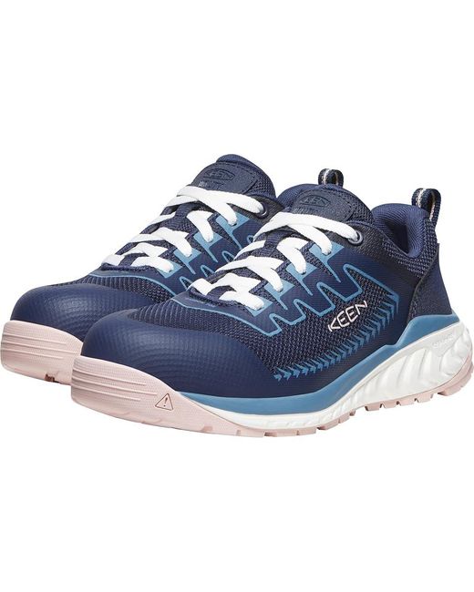 Keen Blue Arvada (Comp Toe) (Naval Academy/Peach Whip) Shoes