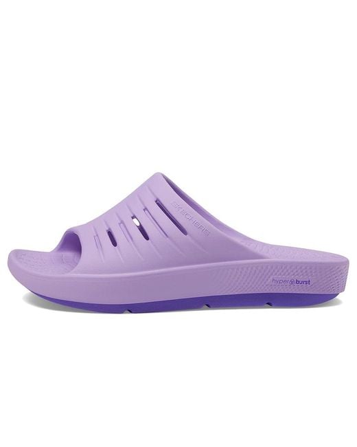 Skechers Purple Go Recover Refresh Arch Fit Slide () Sandals