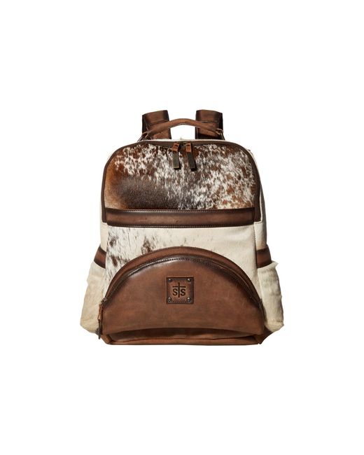 STS Ranchwear Brown Cowhide Backpack