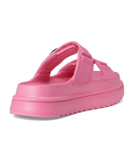 Steve Madden Pink Bigschmona Sandals, Suede
