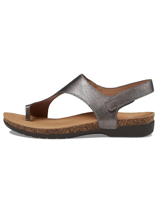 Dansko Black Reece ( Metallic) Sandals