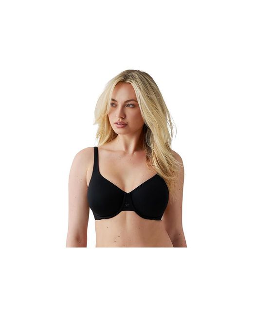Wacoal Black Ever Flexing, Full Coverage, Seamless, Fit Flexable, Comfort Underwire Bra Bra Lg (B/C) Elastane/Nylon