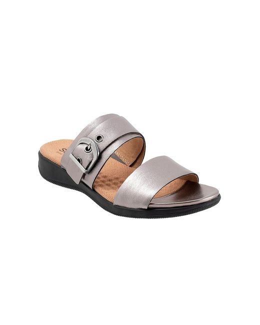 Softwalk® Black Toki ( Metallic) Sandals
